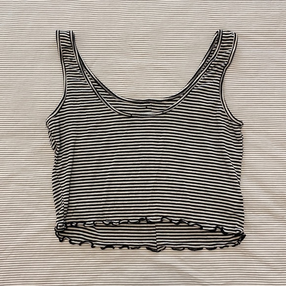 Gaze Stripped crop top sz s - Picture 4 of 4